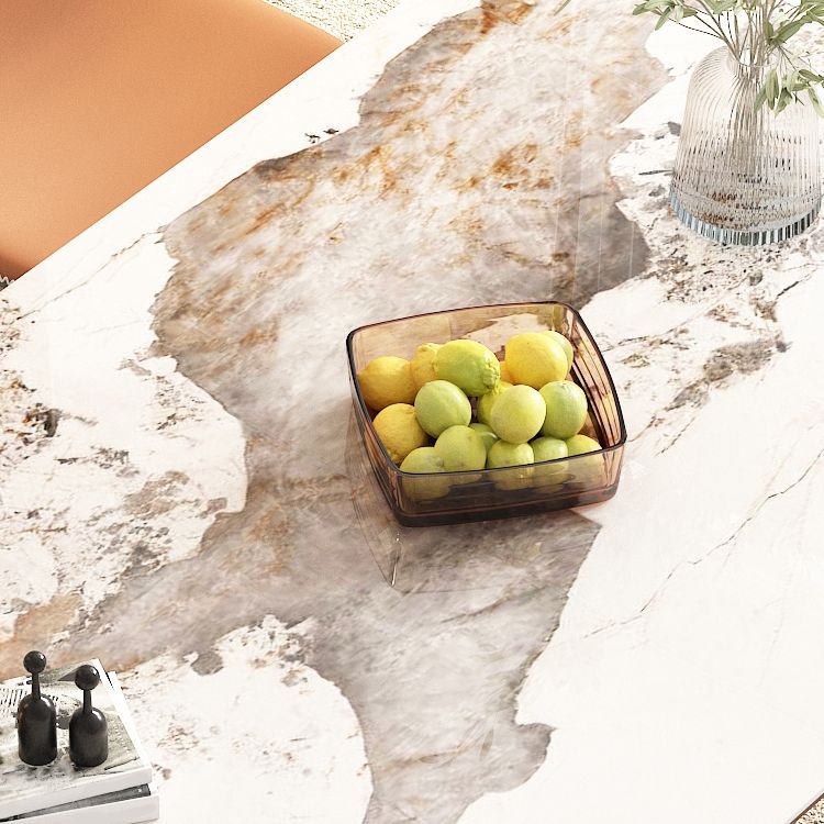 Contemporary 1/4/5/7 Pieces Dining Set Rectangle Dining Table with Pedestal Base Clearhalo 'Dining Room Sets' 'Dining Tables & Seating' 'dining_room_set' 'furn' 'furn_dining_room_set' 'Furniture' 'furniture_dining_room_set' 'Kitchen & Dining Furniture' 'kitchen&dining_furn' 'kitchen' 1200x1200_49d3160d-8260-4180-a819-5b6e0fa75d87