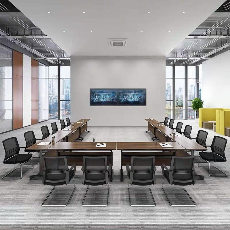 Bureau de bureau en bois moderne pliant du bureau d'écriture rectangulaire pour la maison