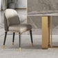 Nordic Glam Rectangle Sintered Stone Table Set 1/4/5/6/8 Pieces Dining Set Clearhalo 'Dining Room Sets' 'Dining Tables & Seating' 'dining_room_set' 'furn' 'furn_dining_room_set' 'Furniture' 'Kitchen & Dining Furniture' 1200x1200_49d677d5-ec18-4383-8c29-1cc2692ab298