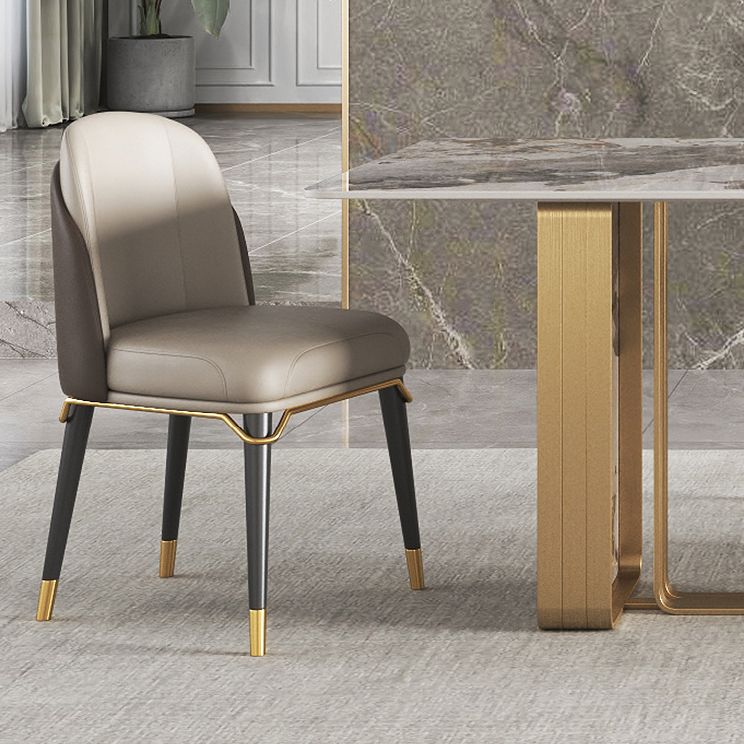 Nordic Glam Rectangle Sintered Stone Table Set 1/4/5/6/8 Pieces Dining Set Clearhalo 'Dining Room Sets' 'Dining Tables & Seating' 'dining_room_set' 'furn' 'furn_dining_room_set' 'Furniture' 'Kitchen & Dining Furniture' 1200x1200_49d677d5-ec18-4383-8c29-1cc2692ab298
