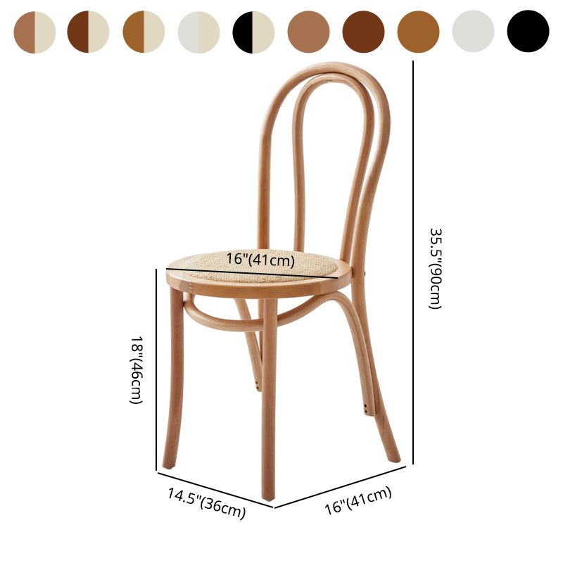 Modern Style Beech Wood Chairs Windsor Back Side Kitchen Dining Chairs Clearhalo ' kitchen&dining_furn' 'Dining Chairs' 'Dining Tables & Seating' 'dining_chair' 'furn' 'furn_dining_chair' 'Furniture' 'furniture_dining_chair' 'Kitchen & Dining Furniture' 'kitchen' 1200x1200_49d7307a-233e-4871-b037-dbd391b7c489