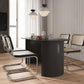 Modern Solid Wood Table for Restaurant Oval Kitchen Table with Double Pedestal Clearhalo 'Dining Tables & Seating' 'Dining Tables' 'dining_table' 'furn' 'furn_dining_table' 'Furniture' 'furniture_dining_table' 'Kitchen & Dining Furniture' 'kitchen' 'kitchen_dining_table' 1200x1200_49d93c30-1ccd-4121-850c-805eb3538017