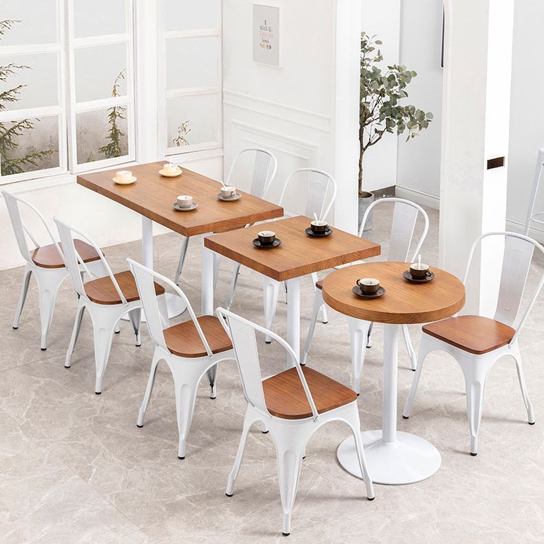 Metal Industrial Indoor Table Pine Solid Wood Top Table for Dining Room Clearhalo 'Dining Tables & Seating' 'Dining Tables' 'dining_table' 'furn' 'furn_dining_table' 'Furniture' 'furniture_dining_table' 'Kitchen & Dining Furniture' 'kitchen' 'kitchen_dining_table' 1200x1200_49d95af5-77b3-4055-8b93-1a727af4a86a