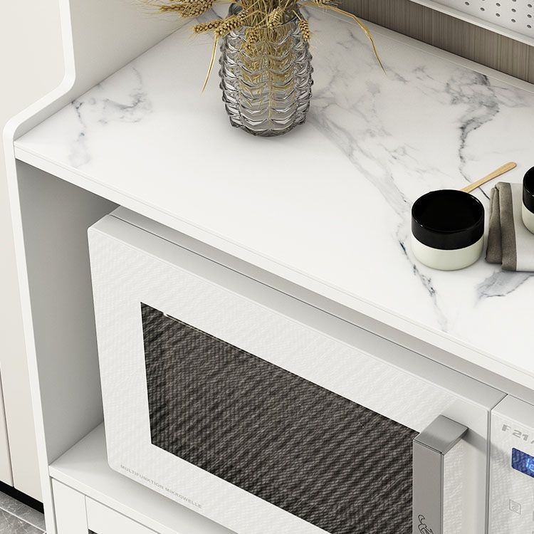 Ultra Modern Dining Hutch Faux Wood Storage Cabinet for Dining Room Clearhalo 'Display & China Cabinets' 'display_china_cabinets' 'furn' 'furn_display_china_cabinets' 'Furniture' 'Kitchen & Dining Furniture' 1200x1200_49d9c4dd-127f-4f1c-88e7-99182f32e948