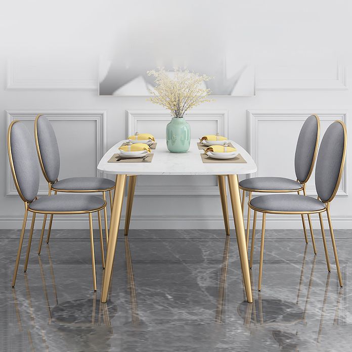 Glam Style Dining Chair Upholstered King Louis Back Dining Chair for Home Clearhalo 'Dining Chairs' 'Dining Tables & Seating' 'dining_chair' 'furn' 'furn_dining_chair' 'Furniture' 'furniture_dining_chair' 'Kitchen & Dining Furniture' 1200x1200_49dbb12c-bdda-4ecb-b457-d733c7e49b64