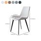 Contemporary Metal Dining Room Chair Armless Faux Leather Side Chair Clearhalo 'Dining Chairs' 'Dining Tables & Seating' 'dining_chair' 'furn' 'furn_dining_chair' 'Furniture' 'Kitchen & Dining Furniture' 1200x1200_49dc3090-7792-40d4-85c1-c95e639ab353