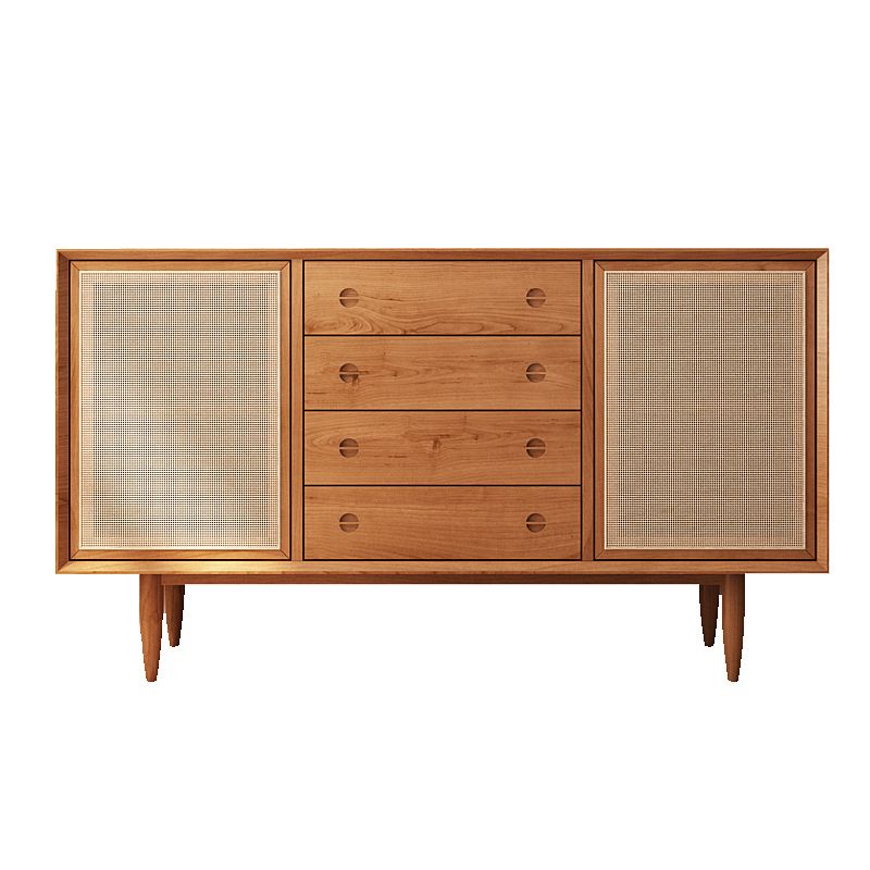 Armadio da cucina in legno in stile moderno 4 cassetti e 2 porte