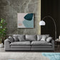 Beach Standard Sofa with Bolster Pillows 29.53"High Fabric Settee with Square Arm Clearhalo 'furn' 'furn_sofas' 'Furniture' 'furniture_sofas' 'Living Room Furniture' 'Sofa' 'sofas' 1200x1200_49df3bbd-db68-4286-9a6f-bf3552ce70fa