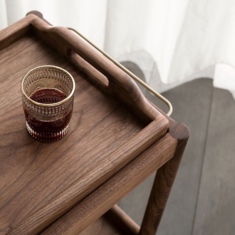 Rectangular Solid Wood Side Table Farmhouse 17" Wide Side Table with Wheels Clearhalo 'Coffee & Accent Tables' 'End & Side Tables' 'end_side_table' 'end_side_tables' 'furn' 'furn_end_side_tables' 'Furniture' 'furniture_end_side_table' 'Living Room Furniture' 1200x1200_49df46c1-8cfe-48e3-b6f4-89fe9e327a61