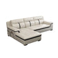 Gorgeous Style Seating White Black Sofa with Pillow Back Sofa Clearhalo 'furn' 'furn_sectionals' 'Furniture' 'furniture_sectionals' 'Living Room Furniture' 'Sectionals' 1200x1200_49dfed50-2b51-450d-8794-c39ed3613f12