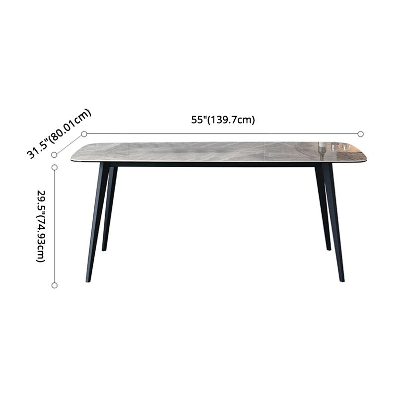 Modern Kitchen Sintered Stone Dining¬†Set with Standard Height Dining¬†Room¬†Table¬†Set Clearhalo 'Dining Room Sets' 'Dining Tables & Seating' 'dining_room_set' 'Furniture' 'furniture_dining_room_set' 'Kitchen & Dining Furniture' 'kitchen&dining_furn' 'kitchen' 1200x1200_49e270c6-b46c-4be0-9543-e5f0dee4b750