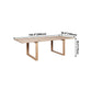Solid Wood Contemporary Rectangular Table Wood Top Dining Table with Sled Base Clearhalo ' dining_table' 'Dining Tables & Seating' 'Dining Tables' 'furn' 'furn_dining_table' 'Furniture' 'furniture_dining_table' 'Kitchen & Dining Furniture' 'kitchen&dining_furn' 'kitchen' 'kitchen_dining_table' 1200x1200_49e30b41-71d4-4dbd-b382-ba7d8c0fba28