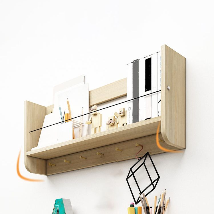 Bibliothèque murale à dos fermé contemporain pour le bureau à domicile