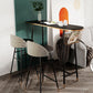 Glam Marble Counter Table with Specialty Table Top Trestle Table - 42" H Clearhalo 'Bar Furniture' 'Bar Tables' 'bar_tables' 'furn' 'furn_bar_tables' 'Furniture' 'furniture_bar_tables' 'Kitchen & Dining Furniture' 1200x1200_49e4ee01-d490-4d91-8318-75794ce909e3