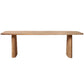 Contemporary Dining Table Natural Solid Wood Dining Table with Double Pedestal Clearhalo 'Dining Tables & Seating' 'Dining Tables' 'dining_table' 'furn' 'furn_dining_table' 'Furniture' 'furniture_dining_table' 'Kitchen & Dining Furniture' 'kitchen' 'kitchen_dining_table' 1200x1200_49e61f98-e671-49b4-a12b-5f46eb0c7051