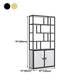 11.81"W Bookcase Glam Style Open Back Bookshelf with Cabinets for Office Home Clearhalo 'Bookcases' 'furn' 'furn_bookcases' 'Furniture' 'furniture_bookcases' 'kitchen' 'kitchen_bookcases' 'Living Room Furniture' 'Office Furniture' 1200x1200_49e65145-9223-4374-a9c3-45dd4d736b1e