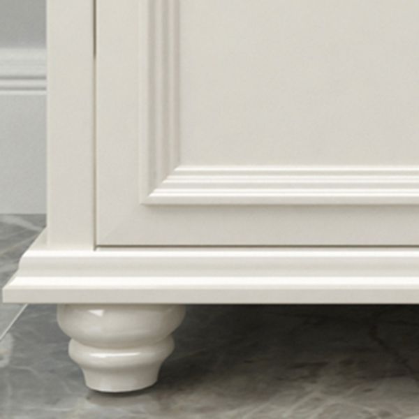 Contemporary White Buffet Sideboard Solid Wood Sideboard Cabinet with Drawers and Doors Clearhalo 'buffet_sideboard' 'Buffets & Sideboards' 'furn' 'furn_buffet_sideboard' 'Furniture' 'Kitchen & Dining Furniture' 1200x1200_49e84ef5-6e21-4c25-a165-ac979243861a