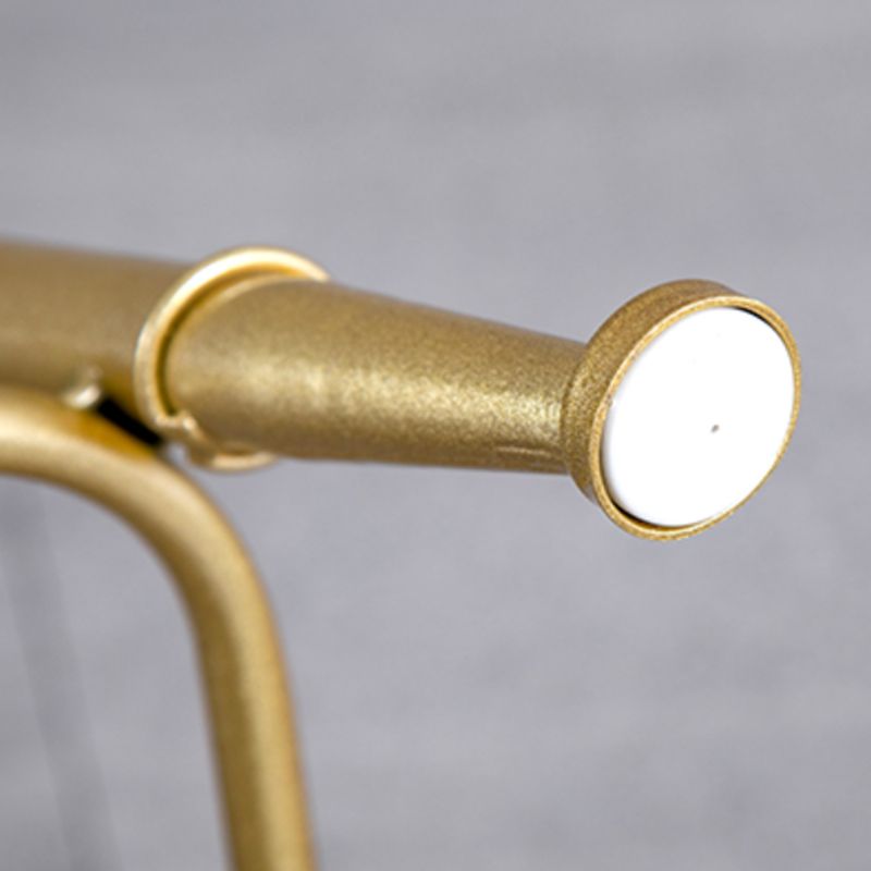 Glam Armless Backrest Counter Stool Iron Milk Tea Shop Bar Stool with Velvet Cushion Clearhalo 'Bar Furniture' 'Bar Stools' 'bar_stools' 'furn' 'furn_bar_stools' 'furniture_bar_stools' 'Kitchen & Dining Furniture' 'kitchen&dining_furn' 'kitchen' 'kitchen_furn' Furniture' 1200x1200_49ebd710-fe8e-4692-9d5c-52d024b3274f