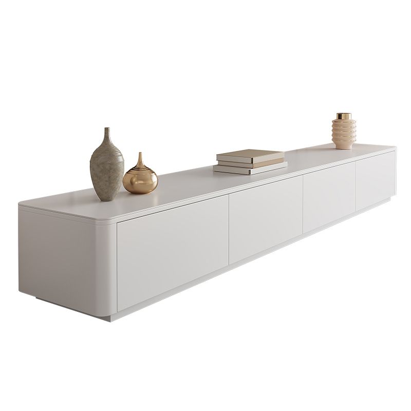 Modern TV Media Stand 16" W Enclosed Storage TV Stand Console with Drawers Clearhalo 'furn' 'furn_tv_stands_entertainment_centers' 'Furniture' 'Living Room Furniture' 'TV Stands & Entertainment Centers' 'TV Stands & Media Storage Furniture' 'tv_stands_entertainment_centers' 1200x1200_49ebf0bb-6f88-4a42-91dd-0dd011c54364