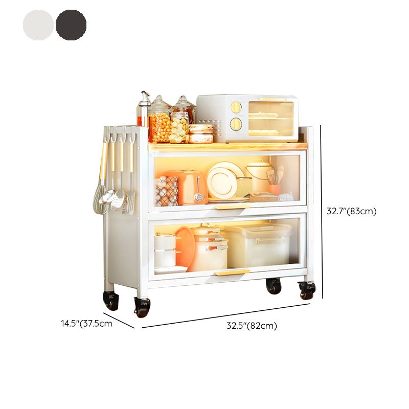 Servidor de comedor de metal contemporáneo de servidor buffet para comedor