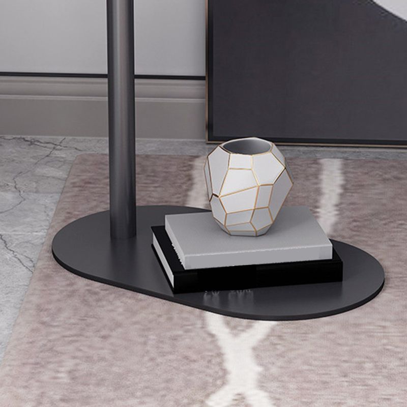 Mid-Century Modern Stone Top Side Table Elliptical Pedestal End Table Clearhalo 'Coffee & Accent Tables' 'End & Side Tables' 'end_side_table' 'Furniture' 'furniture_end_side_table' 'Living Room Furniture' 1200x1200_49ee3245-5c24-41bf-993c-30afc28c4a0b