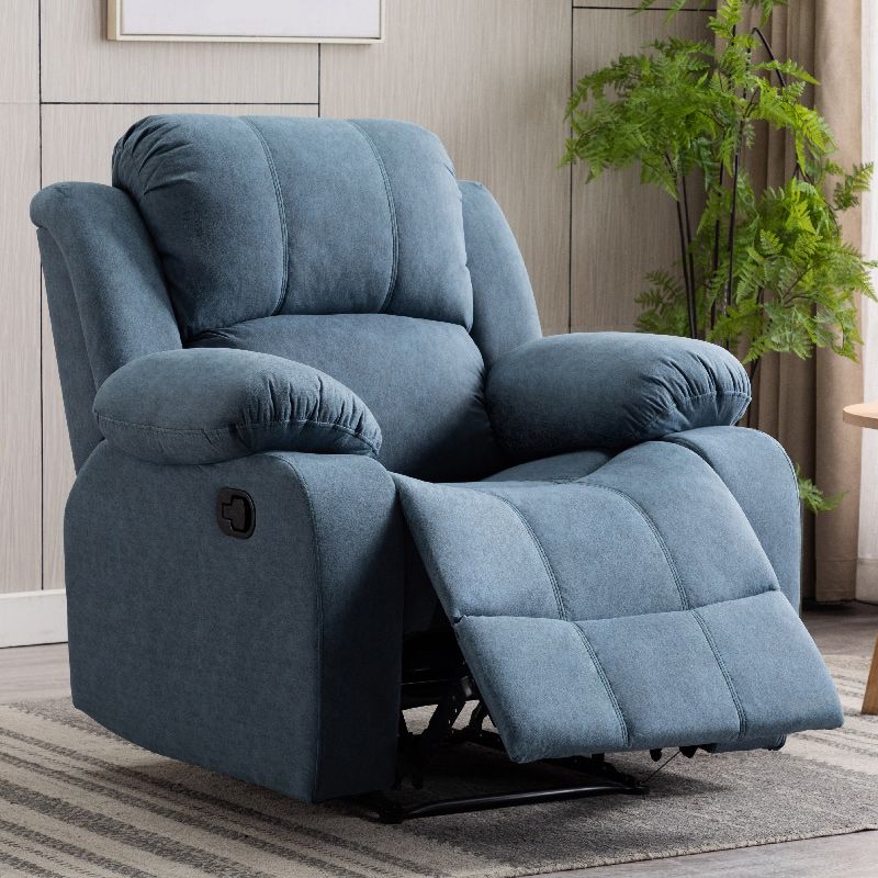 Standard (No Motion) Recliner Chair Fux Leather Recliner Home Theater
