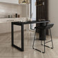 Simple 42-inch Height Bar Table Wood Top Bar Table, for Living Room Clearhalo 'Bar Furniture' 'Bar Tables' 'bar_tables' 'furn' 'furn_bar_tables' 'Furniture' 'furniture_bar_tables' 'Kitchen & Dining Furniture' 1200x1200_49f08b4b-5040-48c4-bd97-d8b6c704e149