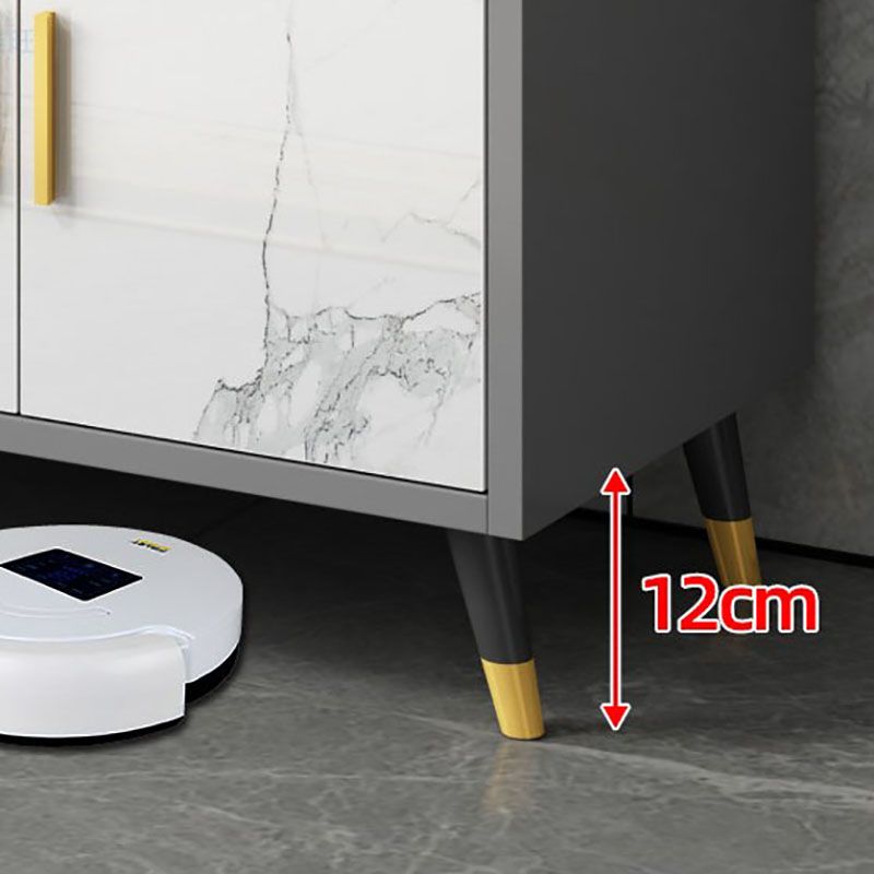 MODERNA STONE MODERNA 38,5 "H Server buffet per sala da pranzo sideboard con archiviazione aperta