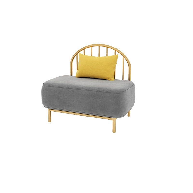 Velvet moderne stijl setee -statement armloze bank met 1/3 kussens