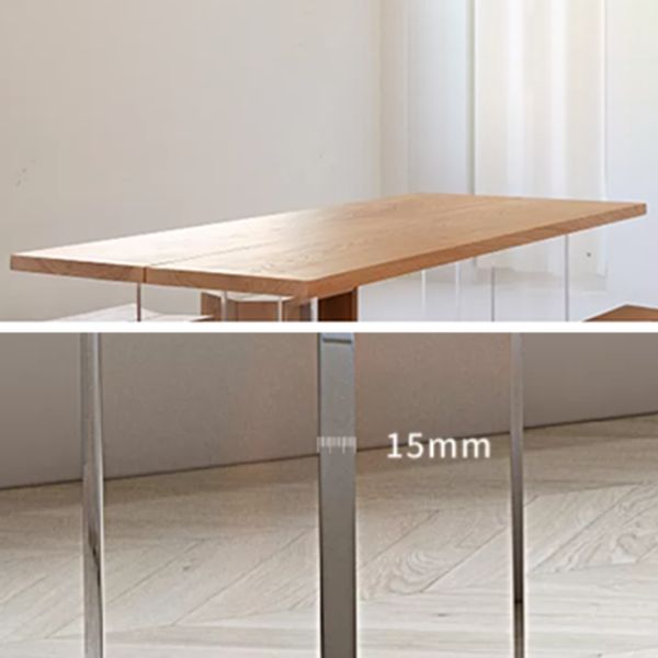 Moderne 1/5 Stück Ess -Set Rechteck Kiefernholz Esstisch für Wohnzimmer Gebrauch