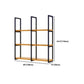 Industrial Wooden Storage Bookshelf Wall Mounted Bookcase with Rectangle Shelves Clearhalo 'Bookcases' 'furn' 'furn_bookcases' 'Furniture' 'Office Furniture' 1200x1200_49f5f4ed-e0f7-4a92-8c8b-fd9e44ffbab9