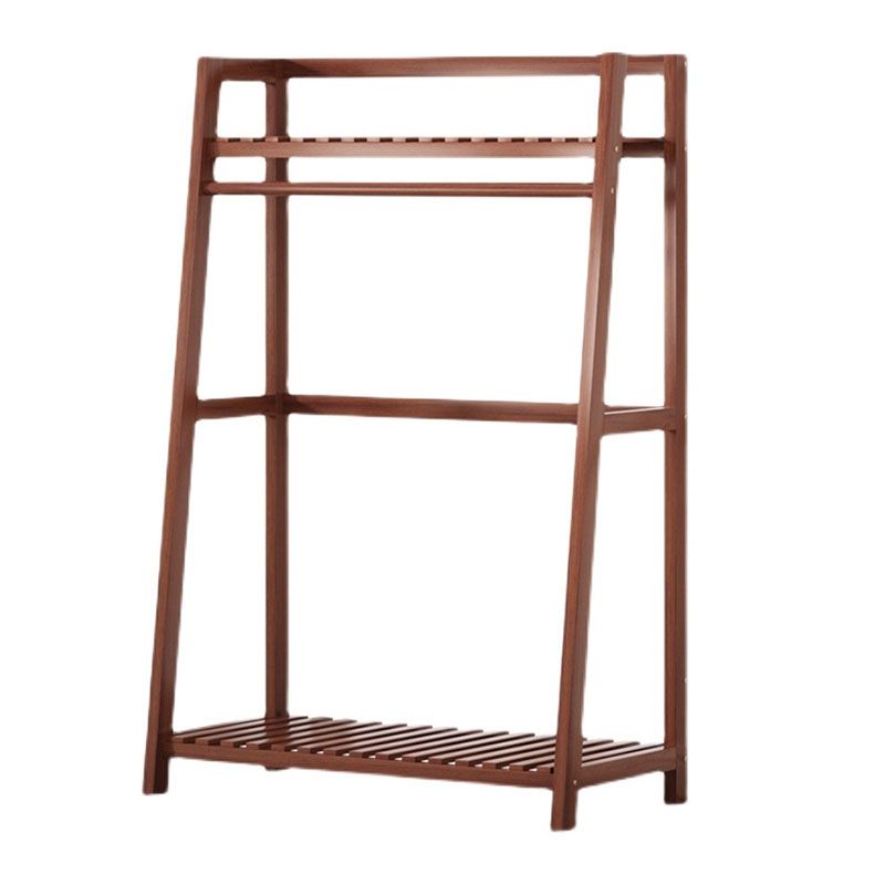 Woonkamer Autekast Rek Wood 56,69 inch Hall Tree Trapezoid Vorm Entryway Kit