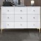 Glam Wood Chest with Stone Top Chest with Drawers for Bedroom Clearhalo 'Bedroom Furniture' 'Dressers & Chests' 'dressers_chests' 'furn' 'furn_dressers_chests' 'Furniture' 1200x1200_49f7645e-cc5d-46bd-ad07-a529922fa082