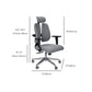 Modern Desk Chair Mesh Executive Chair High-Back Chair in Gray Clearhalo 'furn' 'furn_office_chair' 'Furniture' 'Office Chairs' 'Office Furniture' 'office_chair' 1200x1200_49f8b8fe-33e2-4807-bc24-f596b4ea04fe