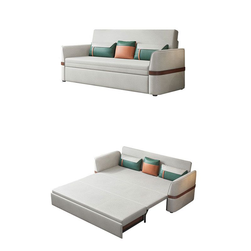 Sofá sofá de sofá resistente a las manchas sofá con 3 almohadas