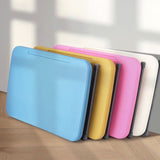 Curved Contemporary Writing Desk Plastic Adjustable Folding Desk,25.2"L x 17.7"W Clearhalo 'furn' 'furn_office_desk' 'Furniture' 'furniture_office_desk' 'Office Desks' 'Office Furniture' 'office_desk' 1200x1200_4a0285e3-fc34-41cf-99be-a8c635297946