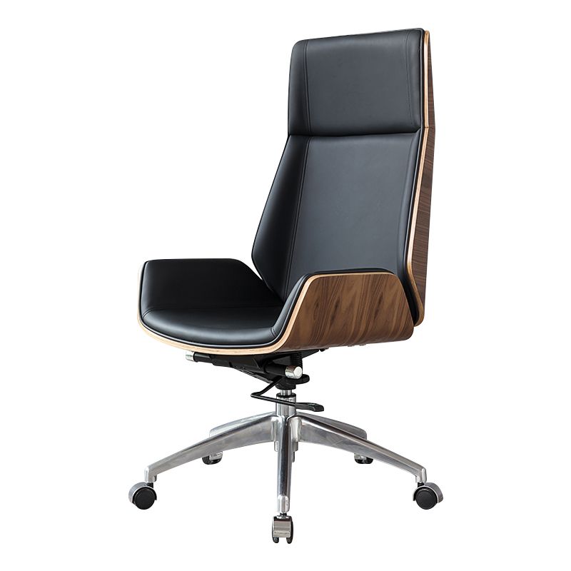 Contemporary Slide Swivel Chair Executive High Back Managers Chair Clearhalo 'furn' 'furn_office_chair' 'Furniture' 'Office Chairs' 'Office Furniture' 'office_chair' 1200x1200_4a0652c9-a030-4df9-b16a-67f93dba3230