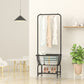 Stainless Steel Free Standing Hall Tree with Storage Basket Hall Stand for Living Room Clearhalo 'Entry & Mudroom Furniture' 'furn' 'furn_hall_tree_coat_racks' 'Furniture' 'Hall Trees & Coat Racks' 'hall_tree_coat_racks' 1200x1200_4a07328e-682a-4881-9dc3-bb1973a327a3