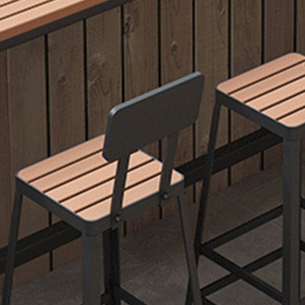 Contemporary Reclaimed Wood Bar Table Set 1/2/5 Pieces Counter Table Clearhalo 'Bar Furniture' 'furn' 'furn_home_bar_bar_sets' 'Furniture' 'Home Bars & Bar Sets' 'home_bar_bar_sets' 'Kitchen & Dining Furniture' 1200x1200_4a096bdb-abfb-44f7-944b-42cb4fdad16a