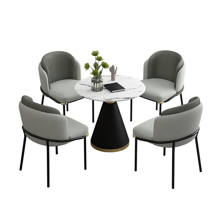 Round Dinette Table Traditional Luxury Dinner Room Table with Pedestal Base Clearhalo ' dining_table' 'Dining Tables & Seating' 'Dining Tables' 'furn' 'furn_dining_table' 'Furniture' 'furniture_dining_table' 'Kitchen & Dining Furniture' 'kitchen&dining_furn' 'kitchen' 'kitchen_dining_table' 1200x1200_4a0a1644-f488-49af-8a66-a851b98d3191
