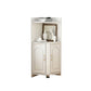 Wooden Modern Accent Cabinet Triangle Storage Cabinet with 2 Doors