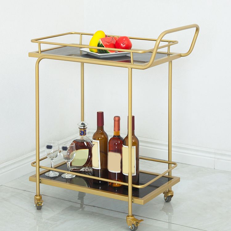 Contemporary 33.86"H Rolling Prep Table Rectangular Metal Prep Table for Home Use Clearhalo 'furn' 'furn_kitchen_islands_carts' 'Furniture' 'Kitchen & Dining Furniture' 'Kitchen Islands & Carts' 'kitchen_islands_carts' 1200x1200_4a0c34b2-3f1f-4a66-9ff3-34c91f475f51