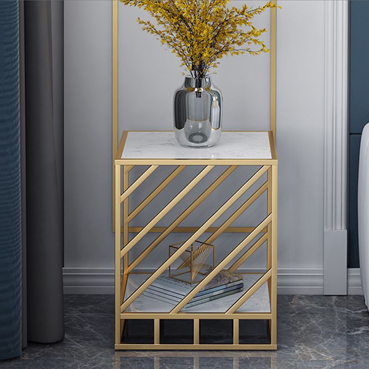 Mesa de acento de la mesa de acento inferior al gabinete de metal de metal para dormitorio