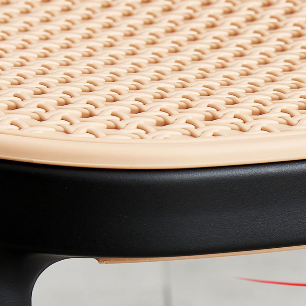 Tabouret de bar empilable tabouret de comptoir en plastique pour le salon