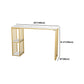 Glam 1/2/3 Pieces Metal Bar Table Set Rectangle Bar Table with High Stools for Home Clearhalo 'Bar Furniture' 'furn' 'furn_home_bar_bar_sets' 'Furniture' 'Home Bars & Bar Sets' 'home_bar_bar_sets' 'Kitchen & Dining Furniture' 1200x1200_4a12336f-5a89-42d2-bb65-d763459c5a19