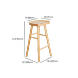 Modern Style Solid Wood Bar Stool with Footrest Kitchen Simple Wooden Stool Clearhalo 'Bar Furniture' 'Bar Stools' 'bar_stools' 'furn' 'furn_bar_stools' 'furniture_bar_stools' 'Kitchen & Dining Furniture' 'kitchen&dining_furn' 'kitchen' 'kitchen_furn' Furniture' 1200x1200_4a131299-2224-49e8-b88f-e1c8afbcc1c9