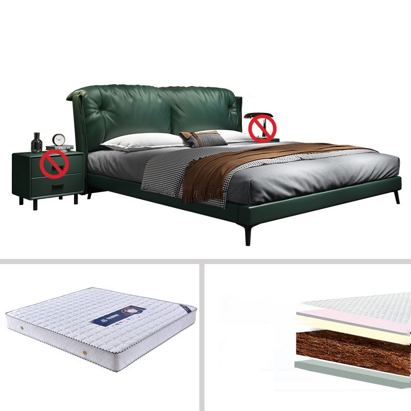 Legno dell'Europa settentrionale e vera pelle con testata imbottita