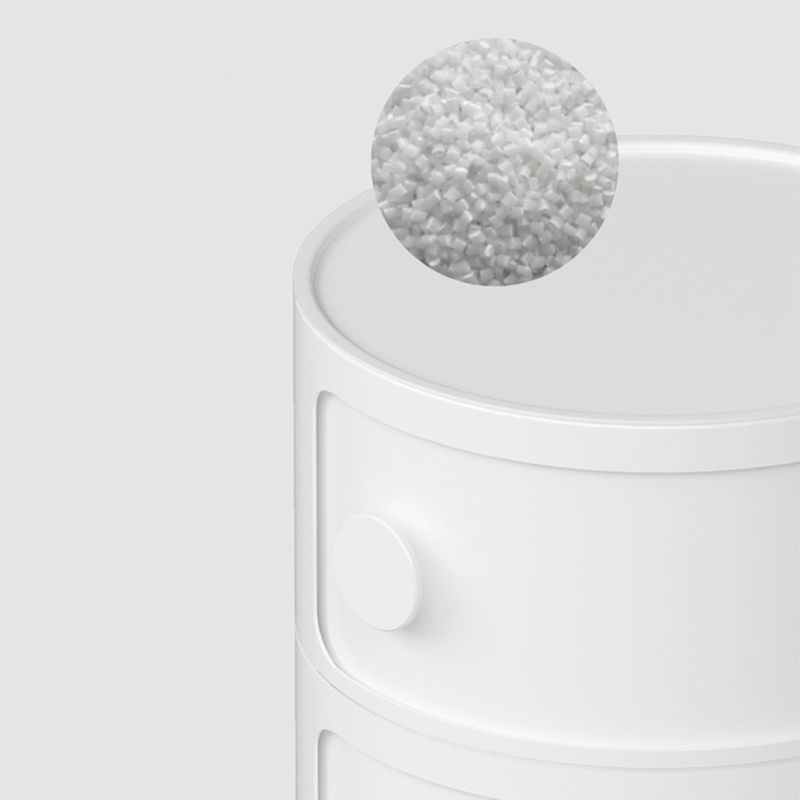 Plastic Bed Cabinet Modern Round Left Side Door Bed Nightstand Clearhalo 'Bedroom Furniture' 'furn' 'furn_night_stand' 'Furniture' 'night_stand' 'Nightstands' 1200x1200_4a18904b-4f12-4dce-8098-5bcb3ad3d636