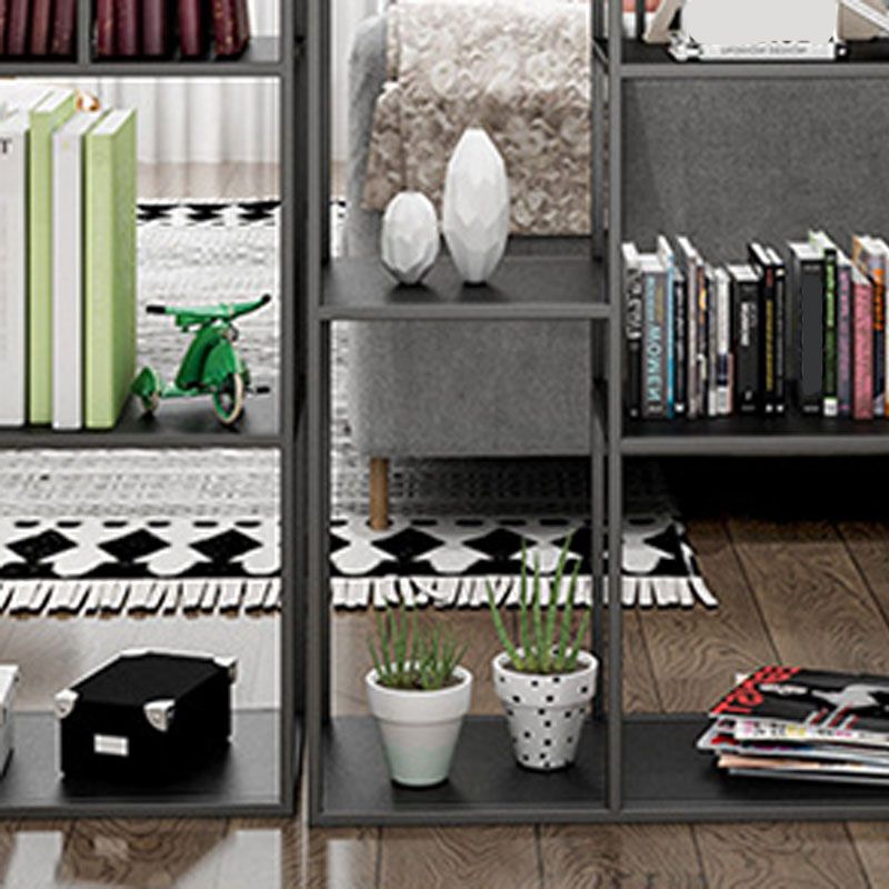 Libreria moderna in metallo etagere libreria a ripiana aperta in brunale-70,8 "h x 11,8" w