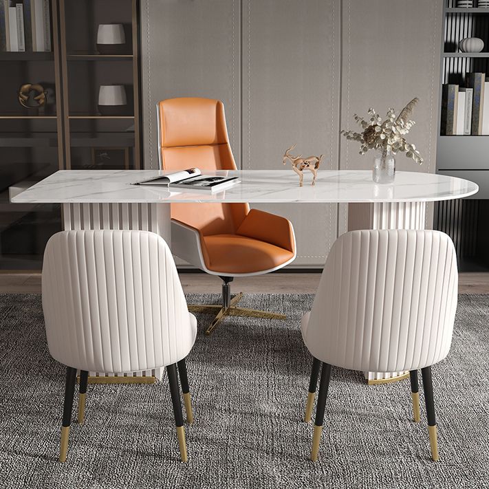 Banco di studio a forma di penisola di scrittura camera da letto con cassetto